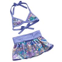 Fishscale Pattern Pets Swimsuits Sexy Dog Beach Skirt Pet Supplies Kitten Skirts  for Puppy Cat M