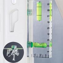 A03F-Spirit Level Measure Tools Magnetic Level Ruler With Horizontal Bubble Thickening High-Precision Transparent Portable