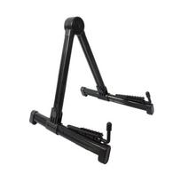 Foldable Guitar Stand Adjustable ABS Material Portable Acoustic Electric Guitar Holder Stable Floor Support for Various String Instruments One Size