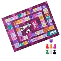 Fun Party Board Game for Adults Entertaining Drinking Game with Dice and Pawns Perfect for Game Nights One Size