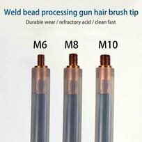 Professional Cleaning Tool for WIG MIG MAG Welding Sturdy Carbon Fiber Brush for Effective Weld Maintenance and Passivation M6