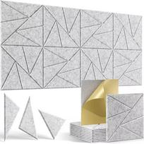 1pcs Self-Adhesive Acoustic Felt Panels Soundproof Square Wall Stickers Absorb Noise Eliminate Echoes Foam Panels