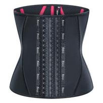 Women Latex Waist Trainer Shaper Gaine Amincissante Femme Slimming Belt Fitness Sauna Waist Wrap Belt Body Shaper for Women Xxs juoda