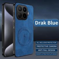 For Xiaomi 17T Pro / 17T New Magnetic Matte PU Leather Camera Lens protection Back Case Wireless Charging Cover Opp Bag&For Xiaomi 17T Pro 5G 6.83" mėlyna