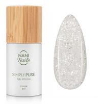 NaniNails Simly Pure gelinis nagų lakas, stingstantis UV / LED lempos šviesoje atspalvis Moonbeam 5 ml