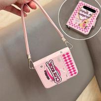 For Xiaomi Mix flip Case Cute Book Style Phone Cases Cartoon Pink Leather Cover with Hand Strap For Xiaomi Mix Flip