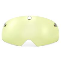 3 vnt. Nuimamas magnetinis skydelis dviračio šalmui UV apsauga vyrams ir moterims Magnet Visor geltona
