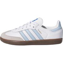 Adidas Originals SAMBA OG Patogūs Atsparūs Dilimui Žemi Vaikų Riedlenčių Batai Balti Mėlyni JI2010 30.5 white