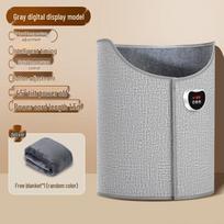 Electric Foot Warmer Digital Display pilka