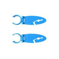 2/4Pcs Kayak Paddle Board Fixing Clip, Universal Paddle Board Holder, Plastic Paddle Board Clamp, SUP Paddle Board Accessory 2pcs mėlyna