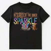 Crystal Lover Cute Mole Miner Inner Sparkle Design Unisex T-shirt Tops Tees Unisex S