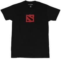 DOTA 2 Adult New T-shirt Classic Red Square logo Pic L