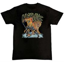 Nashville Predators Ice Hockey Skeleton Vintage Unisex T-Shirt L