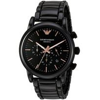 Emporio Armani AR1509 Luigi Keraminis Chronografas Vyriškas Laikrodis 43mm juoda