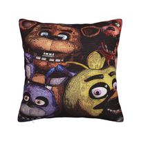 Pillow Case Fnafs Comfy Horror Game Pillow Cover For Sofa Car Home Decor Novelty Pillowcases Peach skin 18*18(CM)-1Pcs
