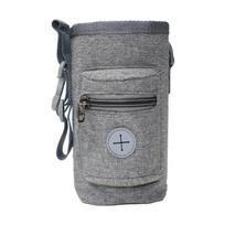 Nešiojami šunų dresavimo maišeliai, šunų dresavimo skanėstai maisto maišeliai „Fanny Pack“ skanėstų laikiklis šunų skanėstų maišeliai pilka