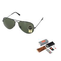 RayBan Fashion Trend Round Aviator Frame Sunglasses Unisex 62 gray
