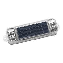 LED Solar Power Car Warning Light Anti Theft Caution Lamp Enhanced Visibility Bike Light Simple Installation for 1