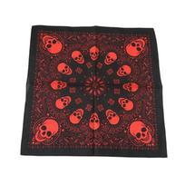 Boys Bandana Head Wrap Exquisite Bohemia Hair Cover Wrap Turban Photo Props raudona