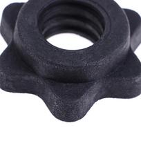 Dumbbell Hex Nut Dumbbell Rod Nut Spinlock Collars For Barbells Bars Training Sports 1pc black