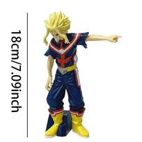 18cm Boku No Hero Academia Anime Figure All Might Action Figure Midoriya Izuku/Bakugo Katsuki Figurine PVC Collection Model Playthings juoda