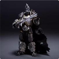 16cm World of Warcraft žaidimo figūrėlė Lich Kingas Arthas Mirties Riteris stovintis Frostmourne Darbalaukio papuošalai Kolekciniai festivalio dovanos without box black