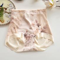 Big Size Female Summer Thin Model Seductive Sexy Lace High Waist Close Abdomen Without Mark Briefs M