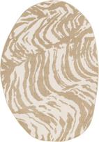 Ovalus kilimas CREYA COCOON BISQUIT, 229 x 160 cm, 72% polipropileno, 28% poliesterio