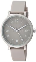 Analog Soda Silicone Gray [Fieldwork] Wristwatch, Large, Strap, YM007-2, Women's, pilka spalva