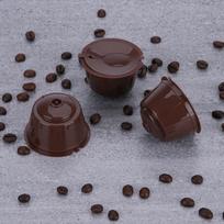 3pcs Reusable Coffee Capsule For Nescafe Dolce Gusto Machine Refillable Coffee Capsule Filter Cup Kit ruda