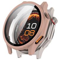 PC+Tempered Glass Case for Oneplus Watch4 Samrt Watch Bumper Protective Full Cover Protector for Oppo Watch X3 Shell Accessorie for Oneplus Watch4 rožinė