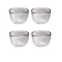 Qīwēi Japanese Handmade Hammered Glass Sake & Spirit Cup