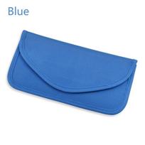Universal Phone Blocking Bag Fob Pouch Faraday Cage Signal Blocker Case Car Key mėlyna