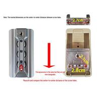 Universal Luggage Password Side Lock 10 Count gray