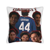 Pillow Cover Dean Di Laurentis 66 Off Campus Cute Funny Pillow Case For Living Room Chair Pillowcases Peach skin 18*18(CM)-1Pcs