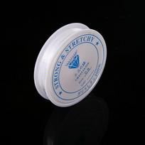 1 rulonas 0,5–1,0 mm tvirtos tamprios elastinės virvės, skaidrios virvelės su karoliukais apyrankė / karoliai 1mm*5M