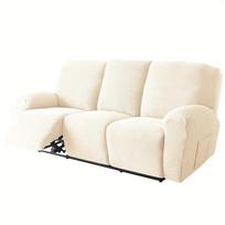Recliner Sofa Cover For Living Room Cheap Lazy Boy Relax Slipcover Protector Elastic Jacquard Armchair Chair Cover 1/2/3 Seater 1 Seater(4pcs)