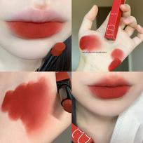 Thai Gentle Autumn/Winter Matte Thin Tube Lipstick - Milk Tea & Bean Paste Shades for a Niche Whitening Effect