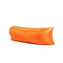 Portable Inflatable Air Sofa for Beach, Park, Camping, Festivals, and More Premium Polyester 190T (180x70cm) oranžinė