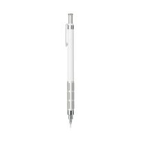 MUJI Mechanical NBD51A3A Lightweight, Low-Center-of-Gravity Pencil, White, 0.3mm, balta