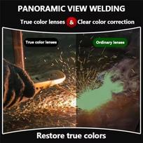 ABBP-Auto-Darkening Welding Goggles, Face Protector With Adjustable Strap For Impact Protection, Welder Mask Cover juoda
