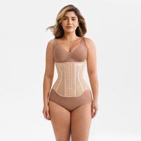 Hexin New Colors Waist Trainer Corset Tummy Wrap High Compression S Curve Latex Waist Trainer with 11 Steel Bones XS-1