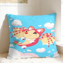 Game A-Adopts Me Anime Pillow Case Vintage Pillow Cover Graphic Pillowcases For Wedding Party Home Decor Peach skin 18*18(CM)-1Pcs