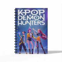 KPoP Demon Hunter A6 Spiral Notebook Anime Cartoon Huntrix Peripheral Journals Student school Stationery Supplies Birthday Gift