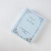 2026 Hot 100 Pockets 6 Inch Photograph Storage Scrapbooking Picture Case Vintage Photo Album Frame for Kids Children mėlyna