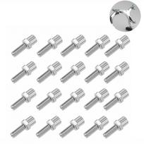 20pcs M6 Thread Brake Cable Adjuster Screw Silver Throttle Cable Adjuster  Bike Brake Lever M6*18mm