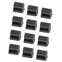 12PCS Silicone Rotary Valve Rubber Pad Black Valve Rotor Rubber Buffering Stop  For Trumpet gray