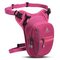 Waterproof Motorcycle Drop Bag Hip Bum Adjustable Thigh Belt Pack Multifunction Waist Bags Motorbike Leg Bag Men Women rožinė raudona spalva