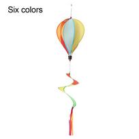 Garden Revolving Colorful Outdoor Lawn Decorations Windmills Hot Air Balloon Whirlygig Toys Pinwheels Wind Spinners
