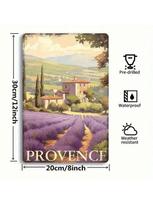 Lavender Field France Metal Wall Art Vintage Tin Sign Home Decor